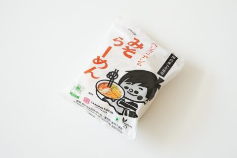 ベジタリアンのラーメンみそ