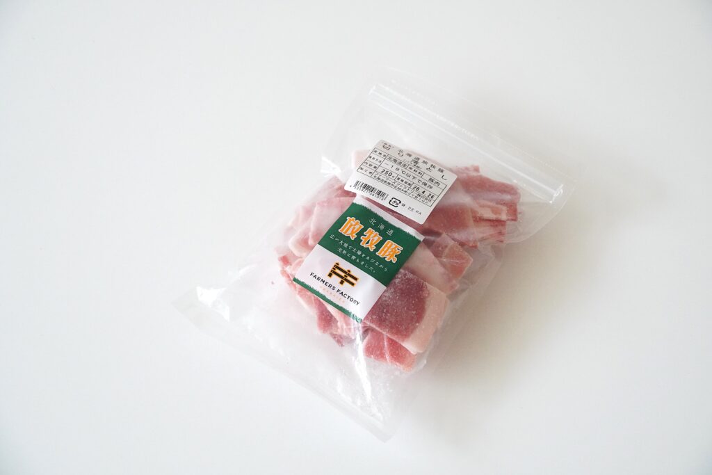 放牧豚切り落とし(バラ冷凍)