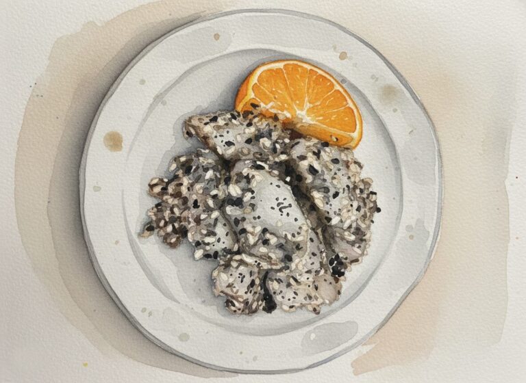 梨のゴマ味噌和え