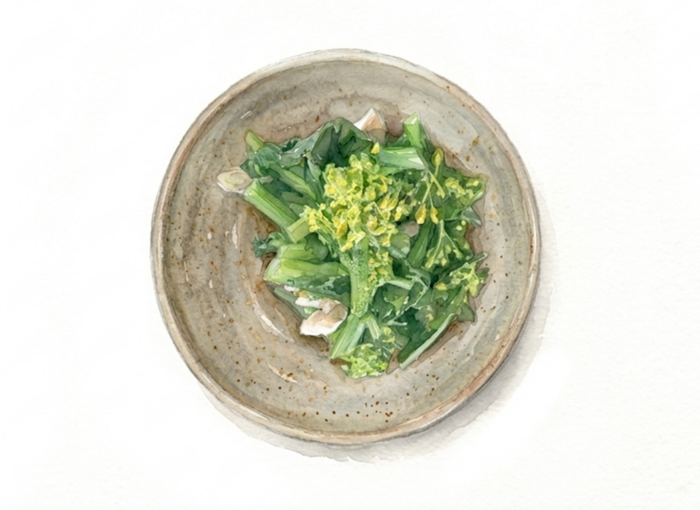 菜花と舞茸の和え物